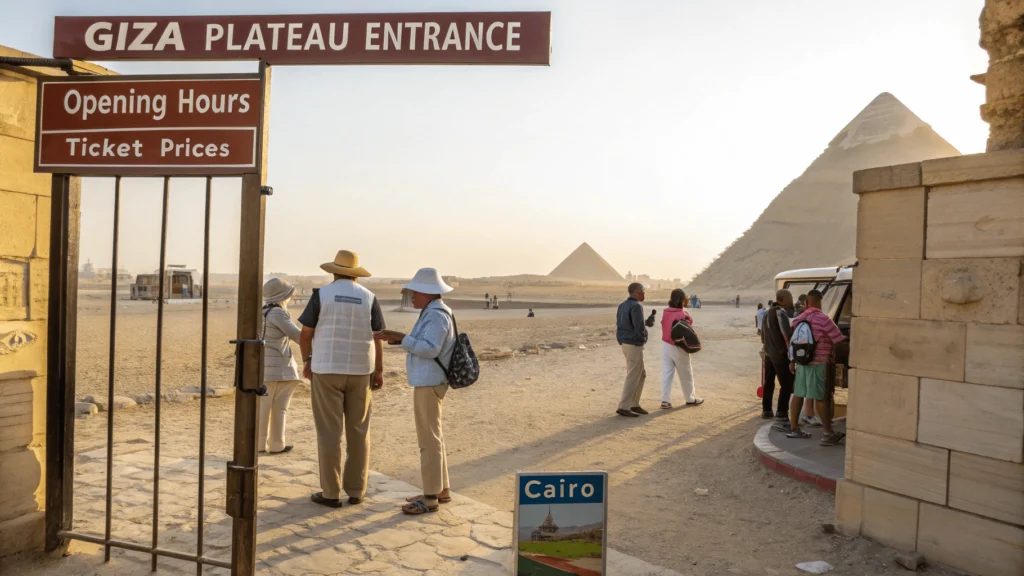 Split image contrasting historically accurate Egyptian construction methods with fictional depiction of alien technology building pyramids