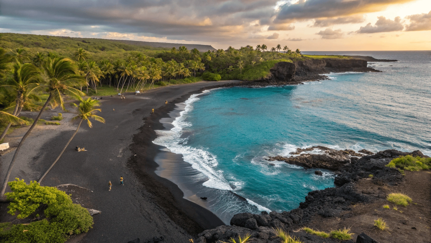 49 Black Sand Beach Honoka'ope Bay Hawaii Big Island
