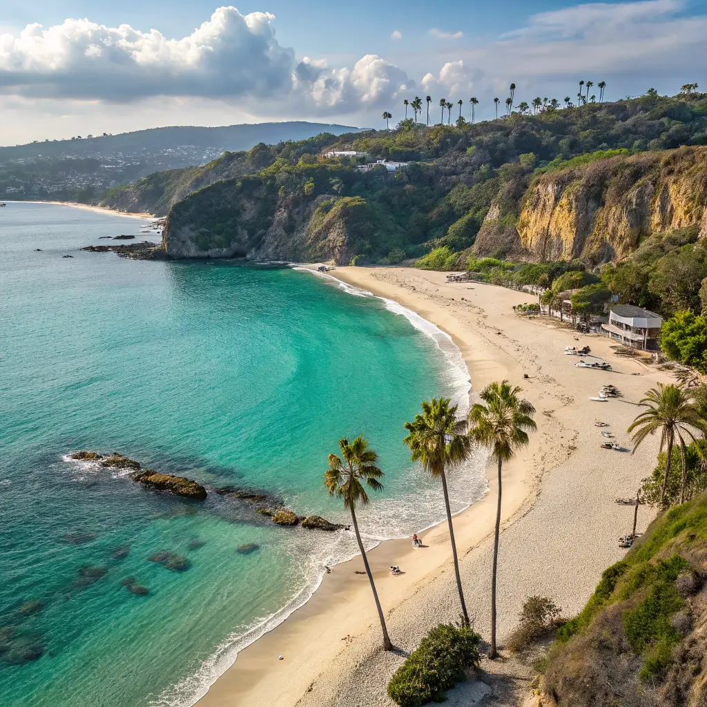 A stunning view of Butterfly Beach, inviting visitors to explore its beauty.